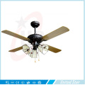 Ventilador de teto decorativo estrela 52 polegadas de 5 polegadas